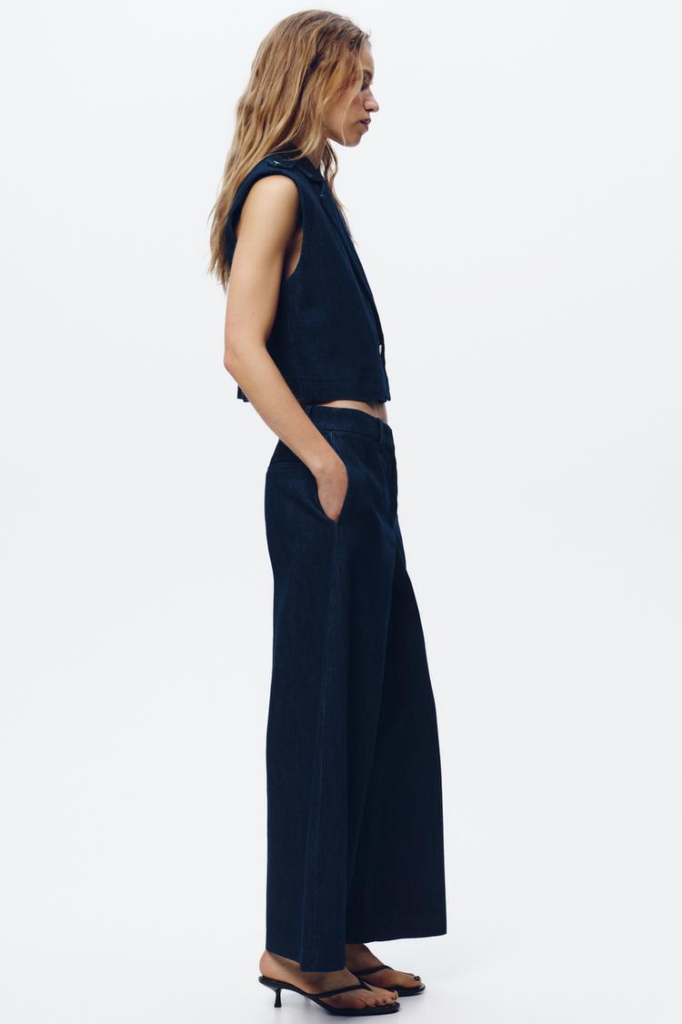 PANTALON Z1975 EN JEAN CULOTTE