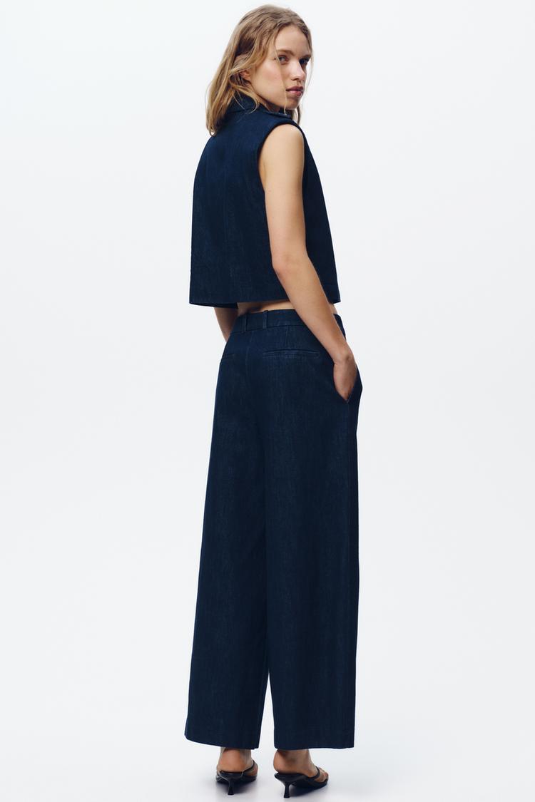PANTALON Z1975 EN JEAN CULOTTE