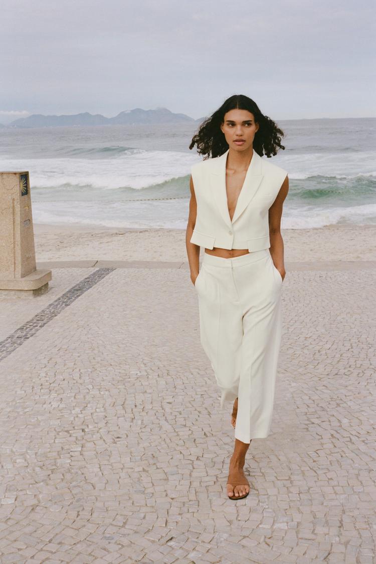 JUPE-CULOTTE TAILLE HAUTE