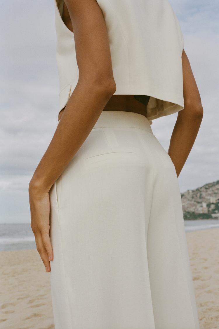 JUPE-CULOTTE TAILLE HAUTE