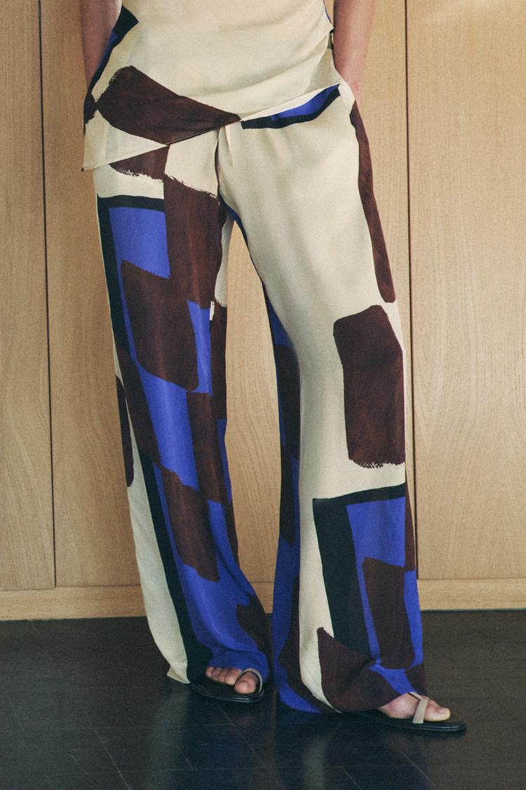 PANTALON IMPRIMÉ COLLECTION ZW
