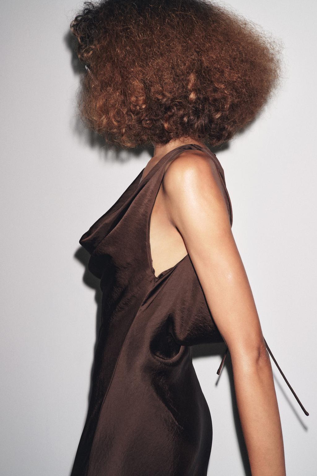 ROBE LONGUE SATINÉE ZW COLLECTION