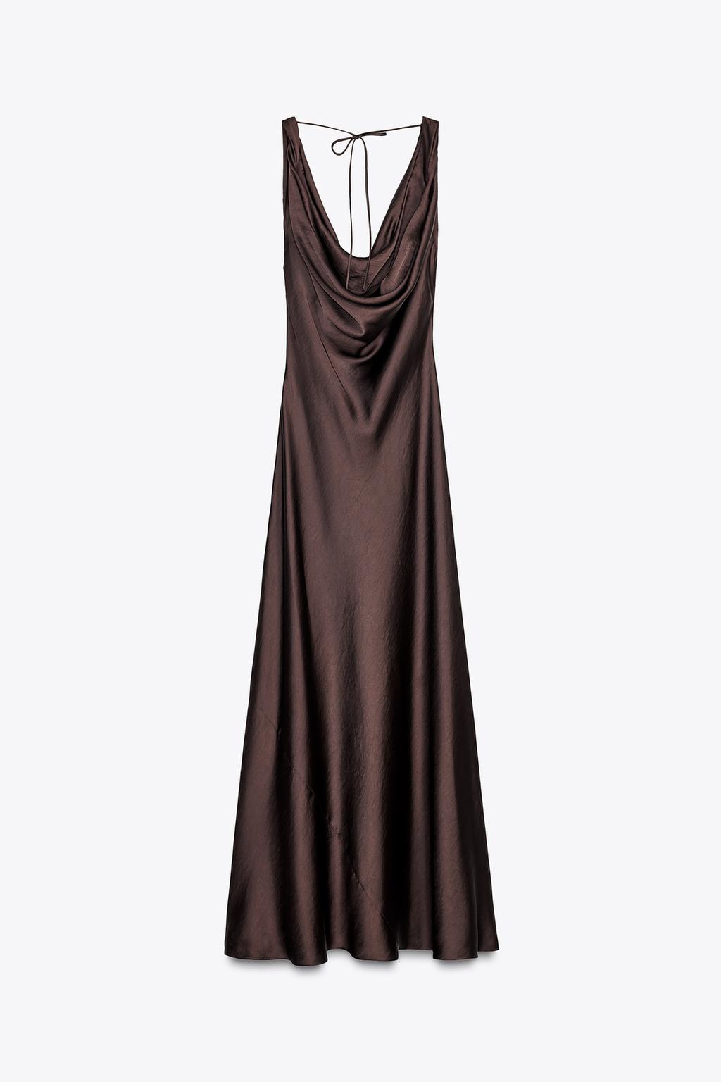 ROBE LONGUE SATINÉE ZW COLLECTION