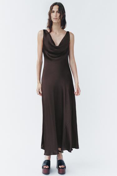 ROBE LONGUE SATINÉE ZW COLLECTION