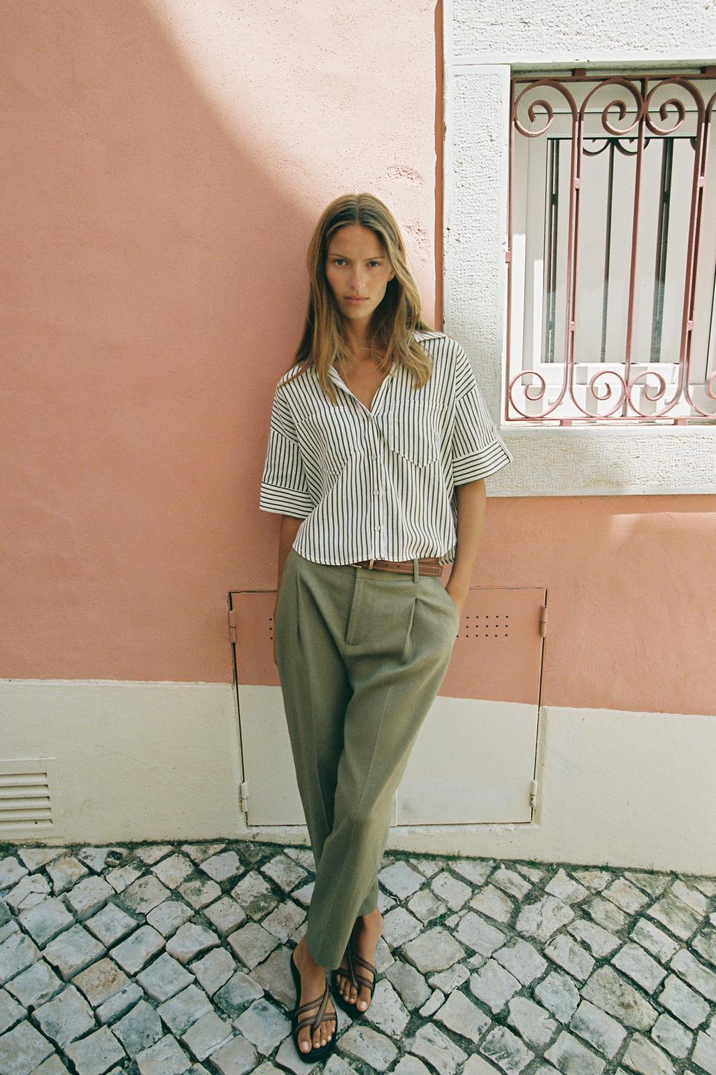 CHEMISE À RAYURES