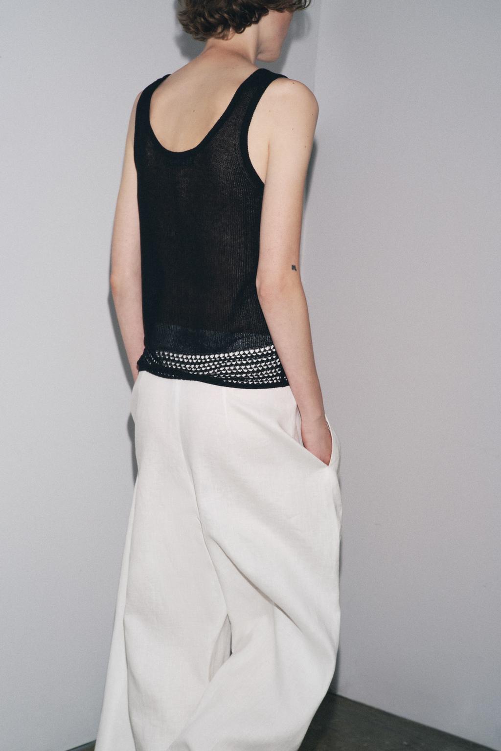 PANTALON VOLUME À PINCES ZW COLLECTION
