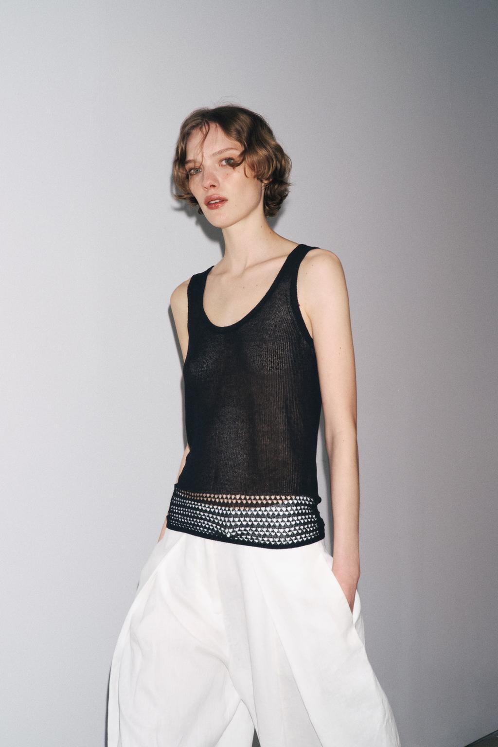 PANTALON VOLUME À PINCES ZW COLLECTION