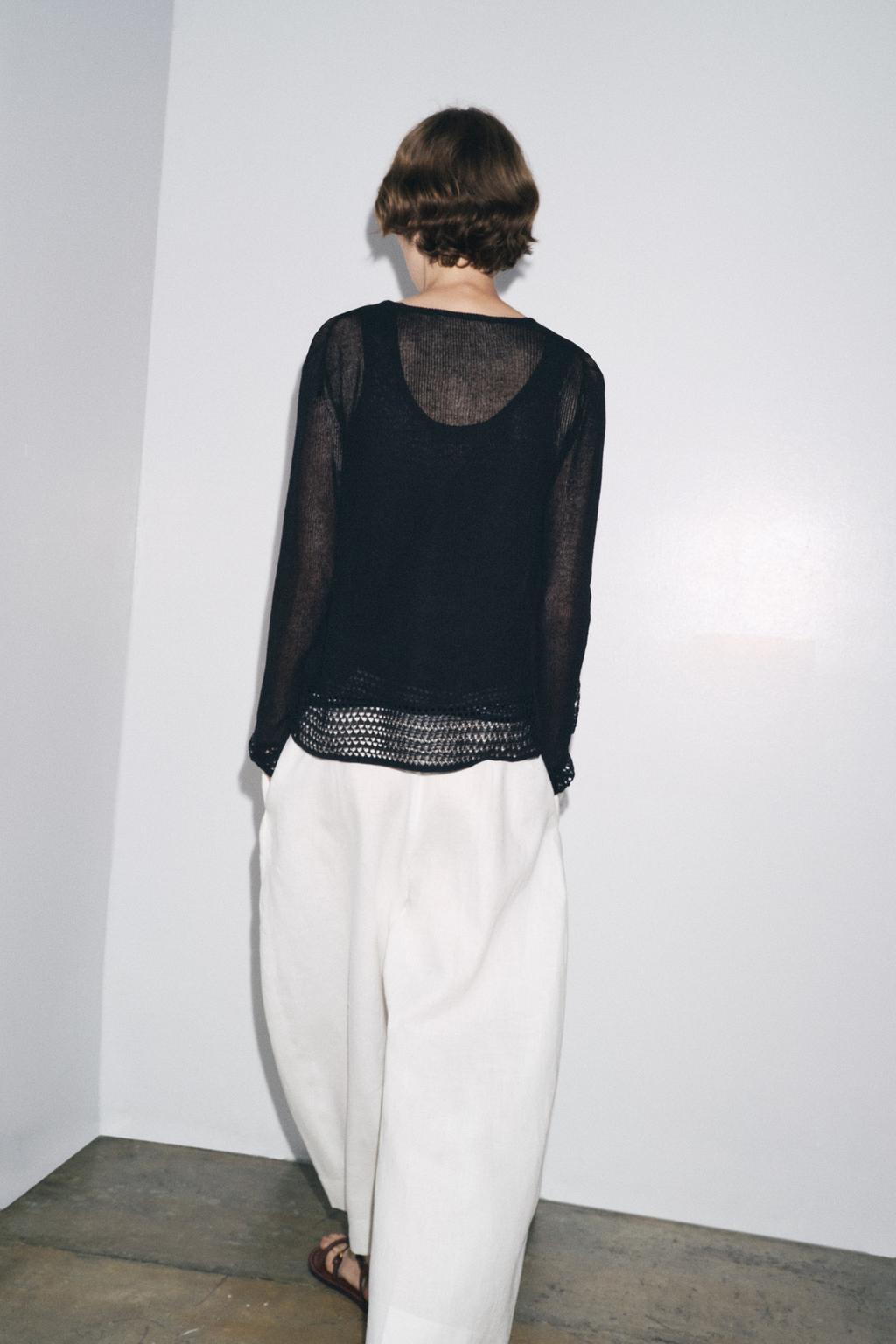 PANTALON VOLUME À PINCES ZW COLLECTION