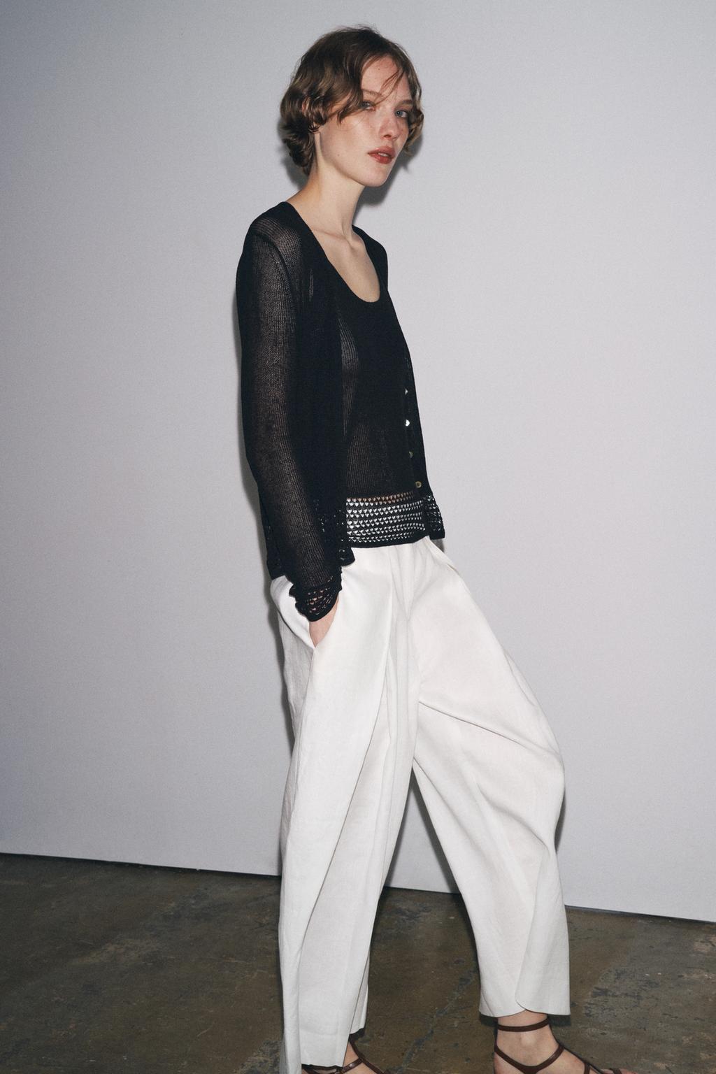 PANTALON VOLUME À PINCES ZW COLLECTION