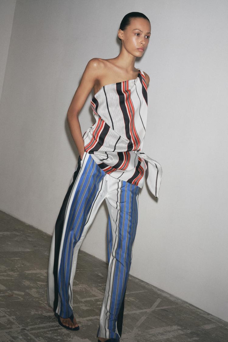 PANTALON À RAYURES ZW COLLECTION