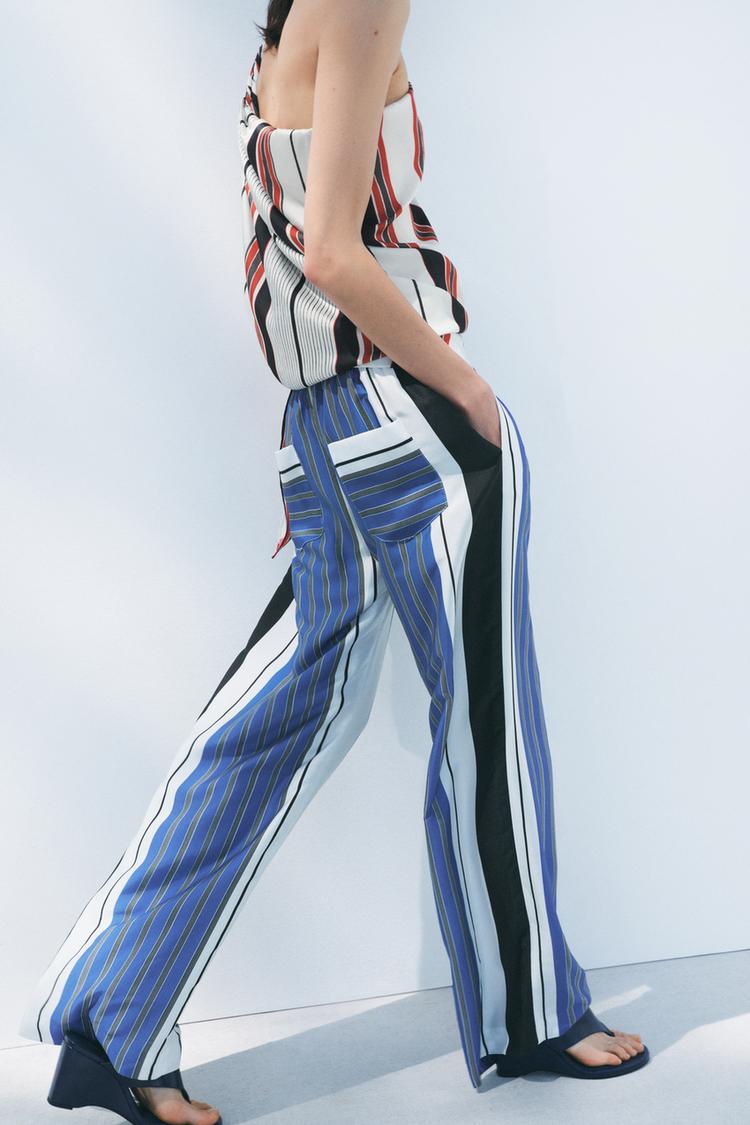 PANTALON À RAYURES ZW COLLECTION