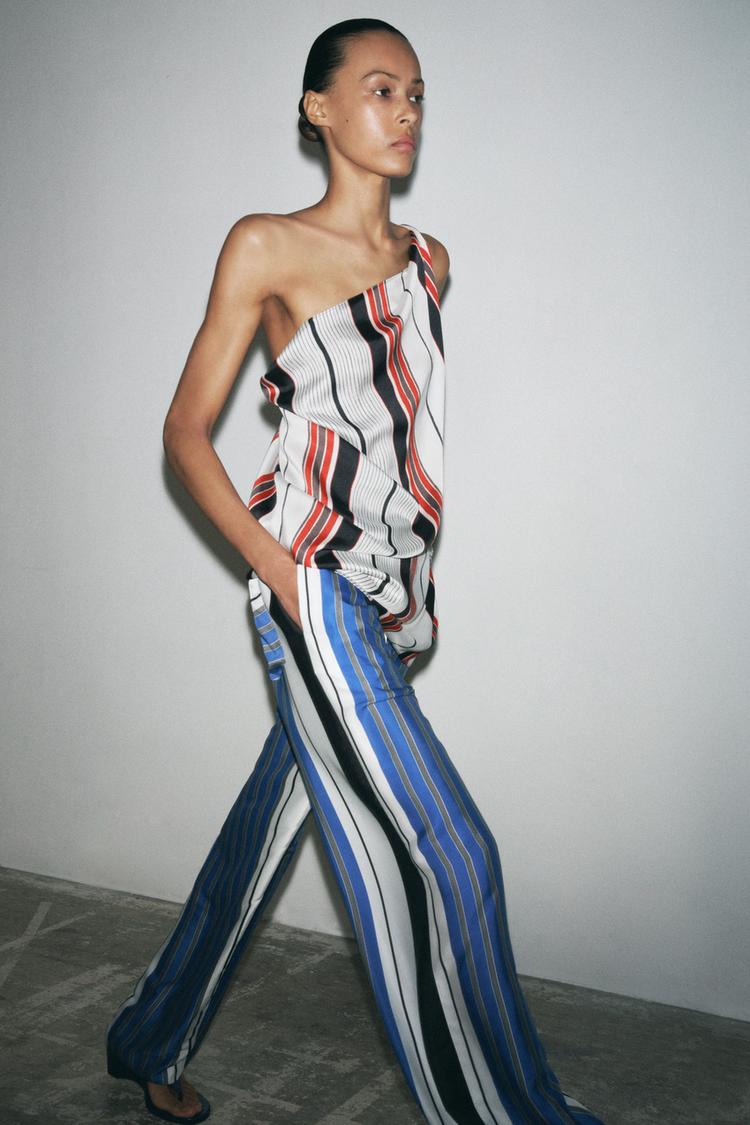 PANTALON À RAYURES ZW COLLECTION