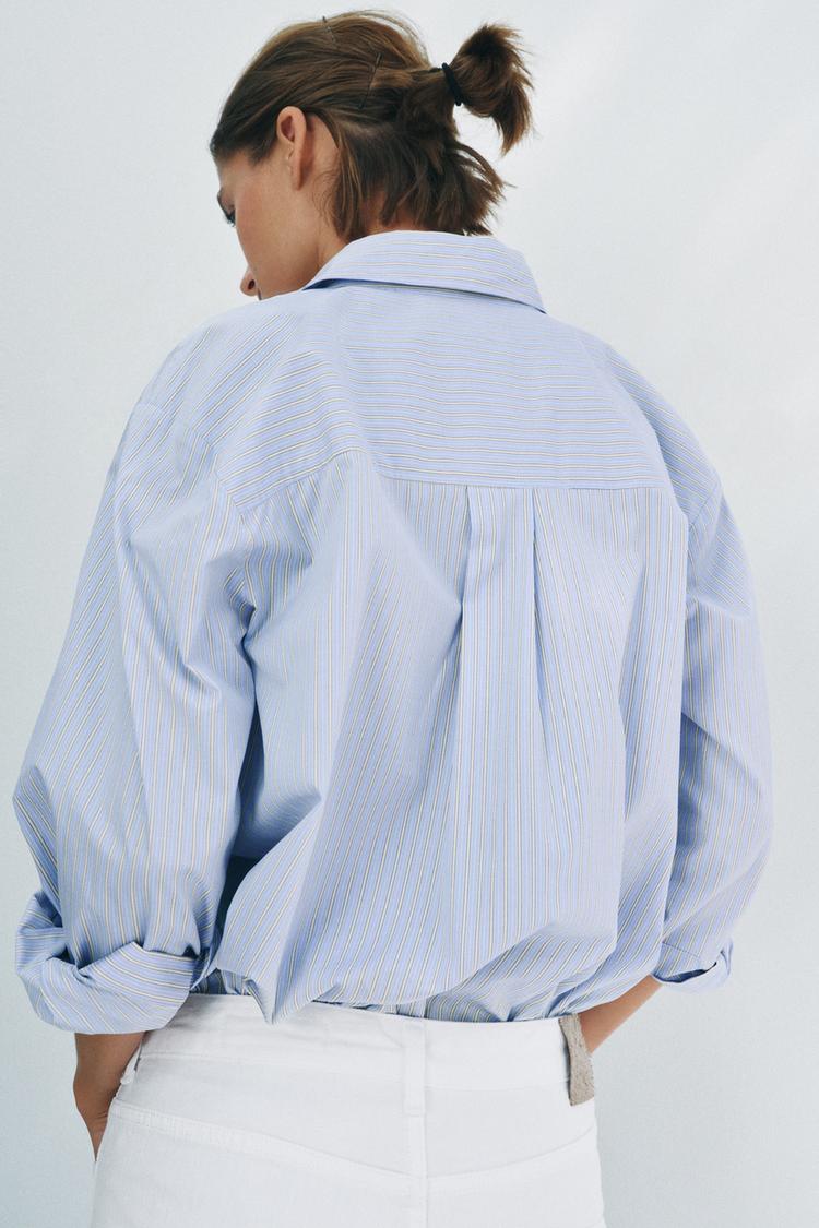 CHEMISE OVERSIZE À RAYURES ZW COLLECTION