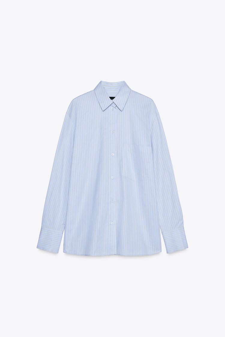 CHEMISE OVERSIZE À RAYURES ZW COLLECTION