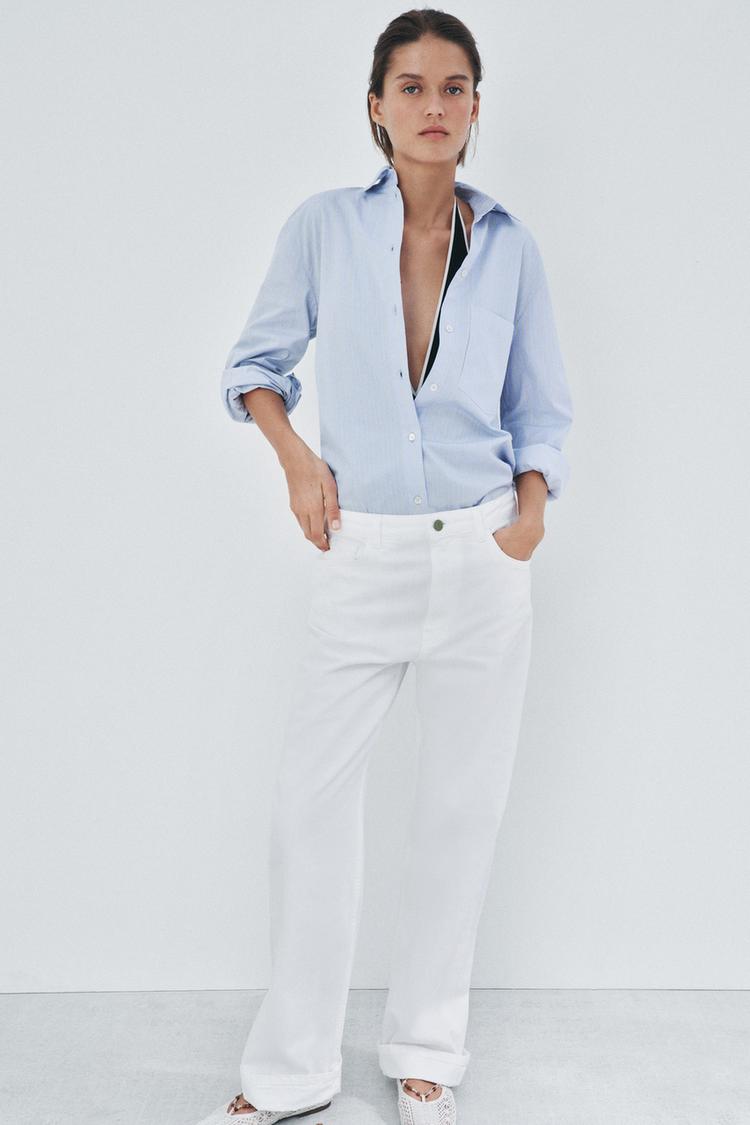 CHEMISE OVERSIZE À RAYURES ZW COLLECTION