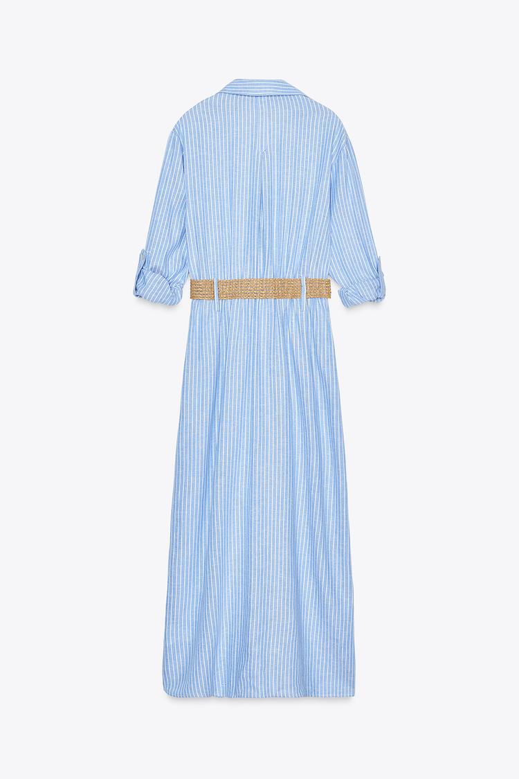 ROBE MI-LONGUE AVEC CEINTURE