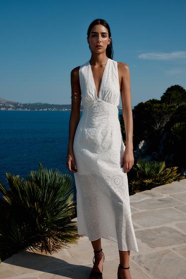ROBE MIDI BRODÉE