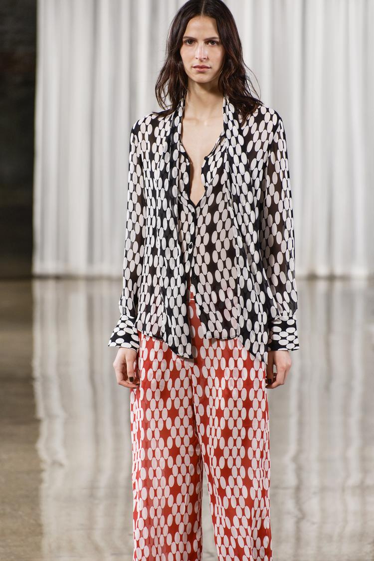 ENSEMBLE CHEMISE | PANTALON FLUIDE IMPRIMÉ COLLECTION ZW