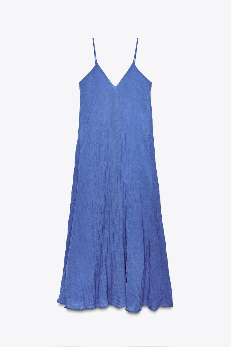 ROBE EN MÉLANGE DE LIN COLLECTION ZW