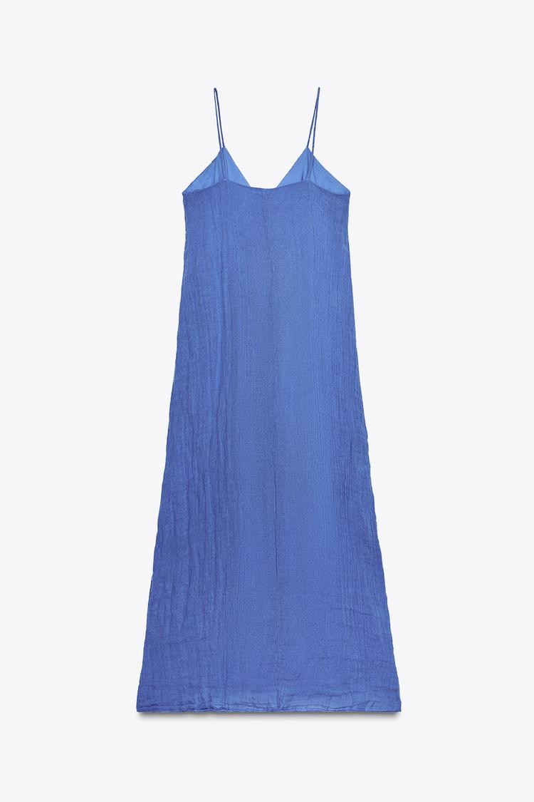 ROBE EN MÉLANGE DE LIN COLLECTION ZW