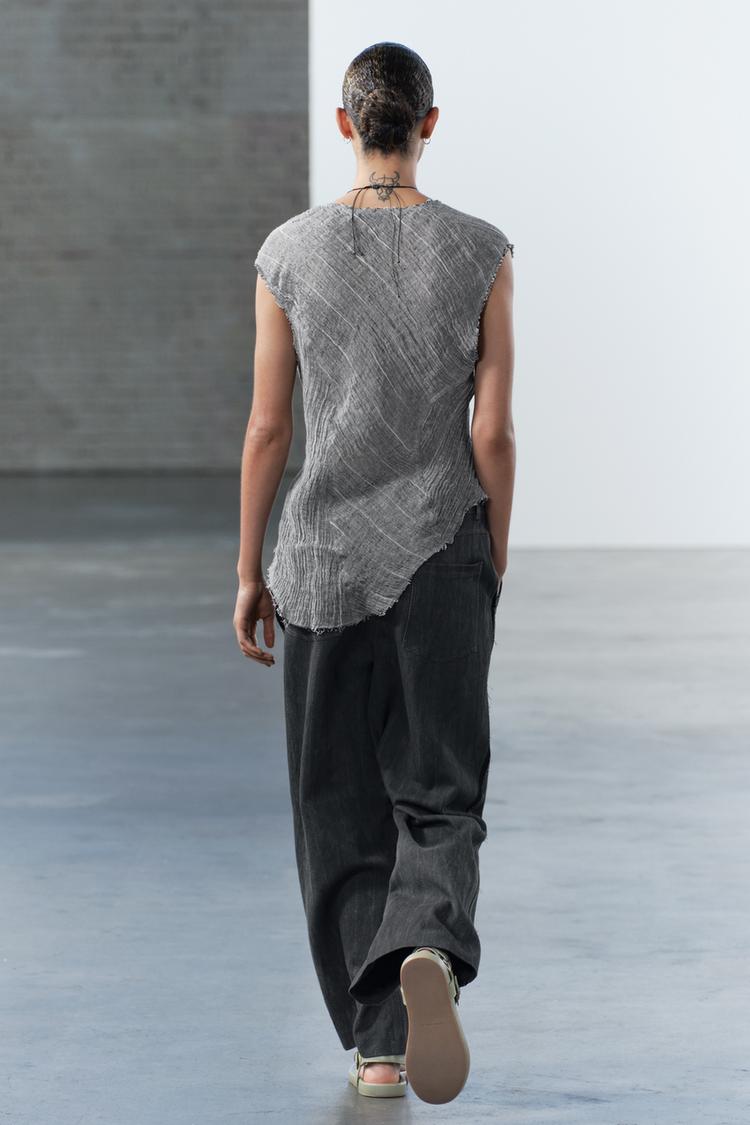 HAUT ASYMÉTRIQUE 💯% LIN COLLECTION ZW