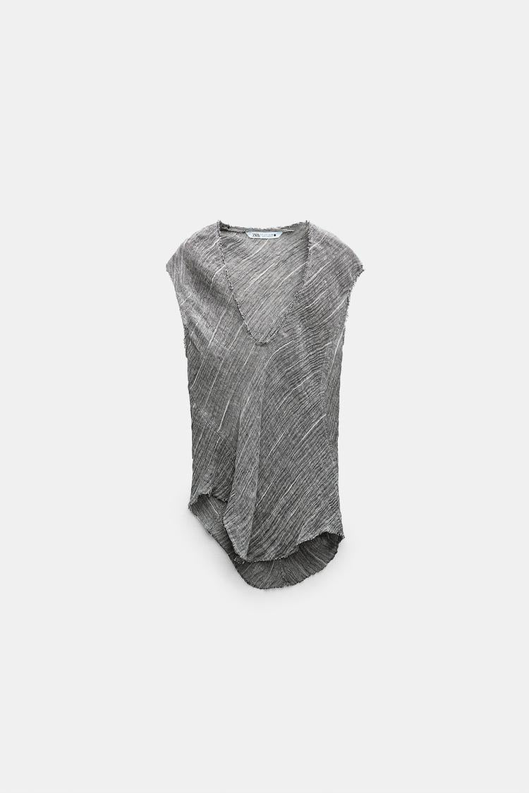 HAUT ASYMÉTRIQUE 💯% LIN COLLECTION ZW