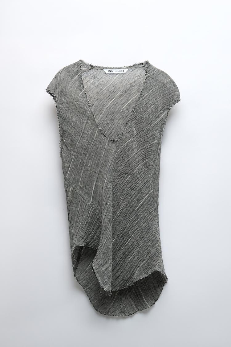 HAUT ASYMÉTRIQUE 💯% LIN COLLECTION ZW