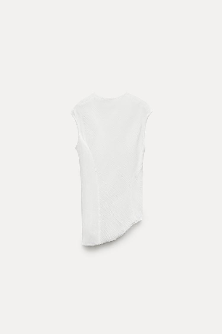 HAUT ASYMÉTRIQU 💯% LIN COLLECTION ZW