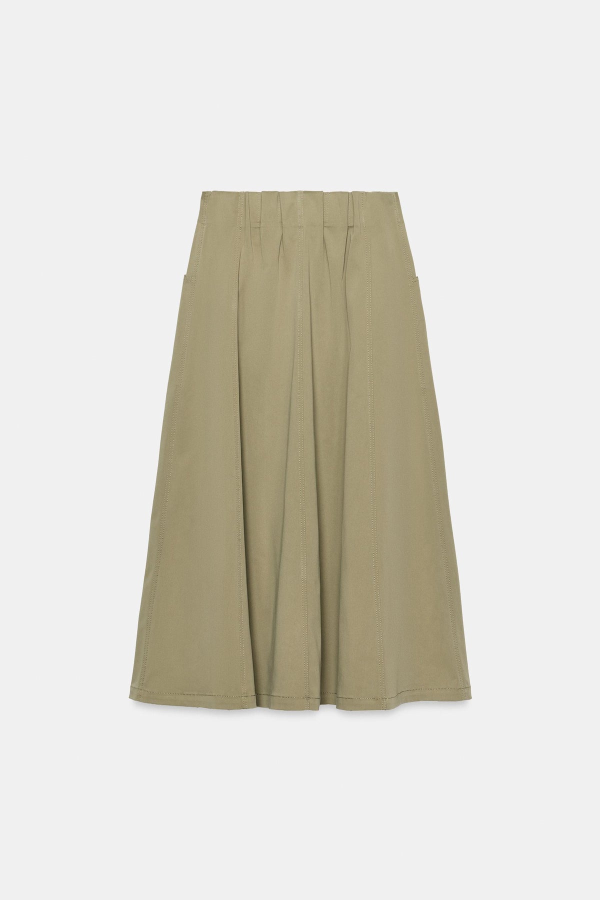 MIDI SKIRT WITH BELT