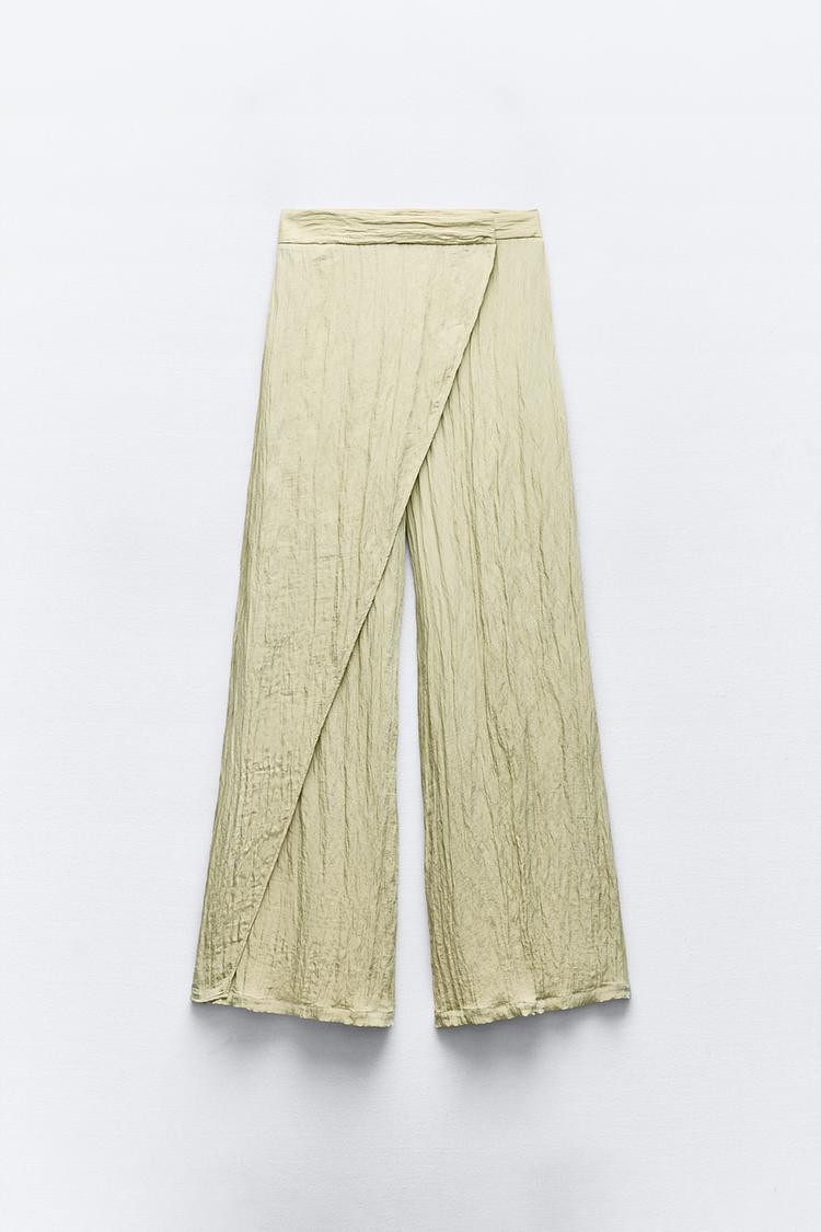 PANTALON PORTEFEUILLE EFFET PLISSÉ
