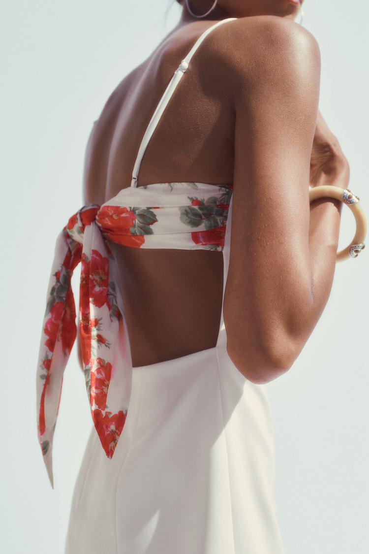 COMBI-SHORT AJOURÉ FOULARD