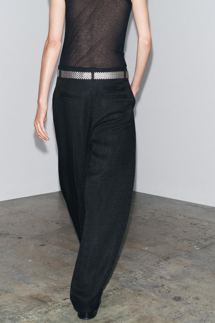 PANTALON À PINCES JACQUARD ZW COLLECTION