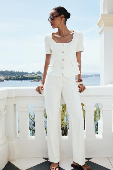 BLAZER MANCHES COURTES