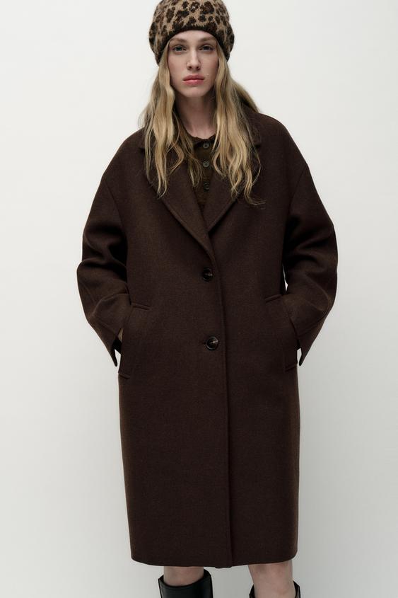 OVERSIZED COAT WITH WOOL