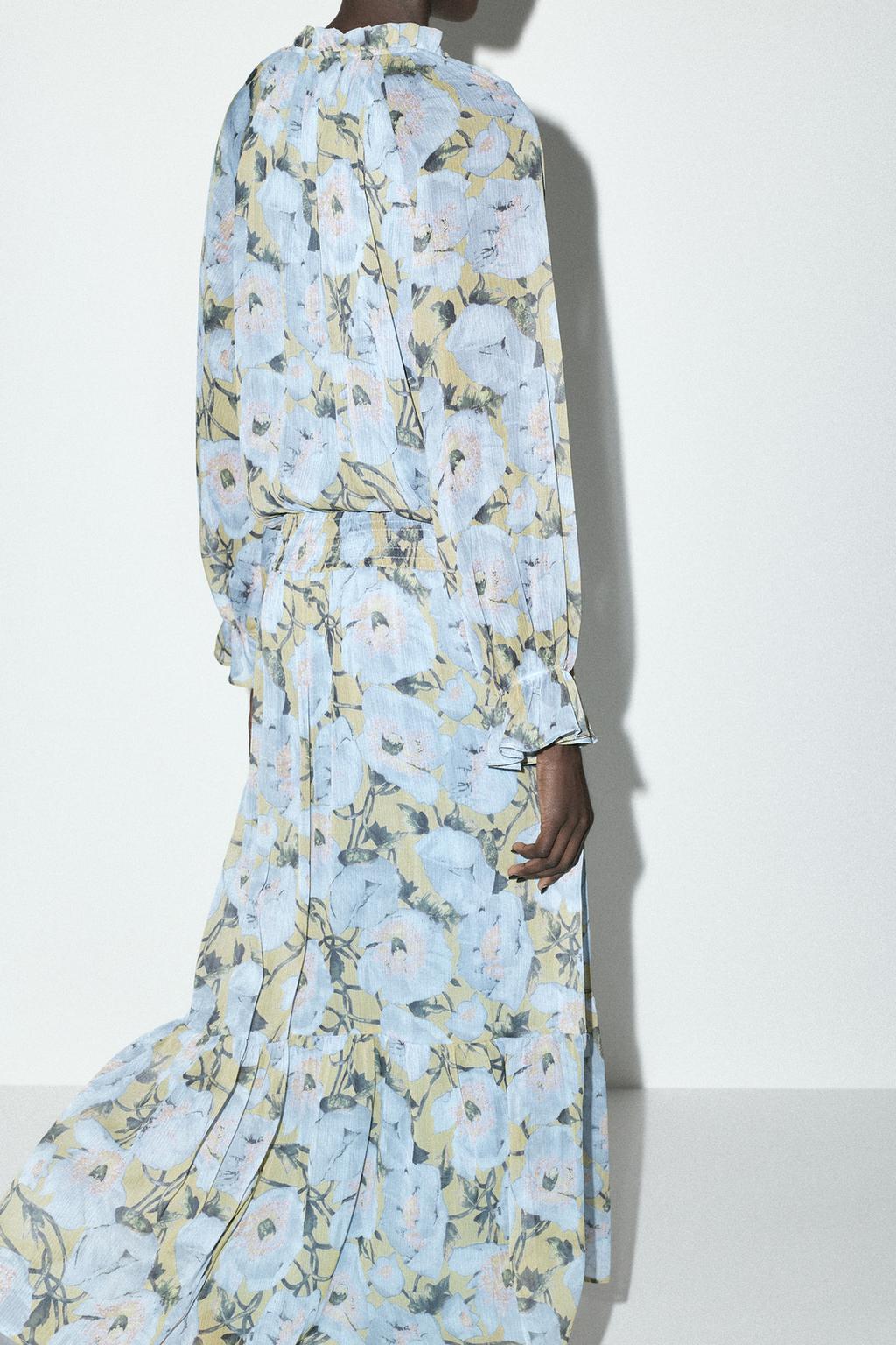 ROBE LONGUE À IMPRIMÉ FLORAL