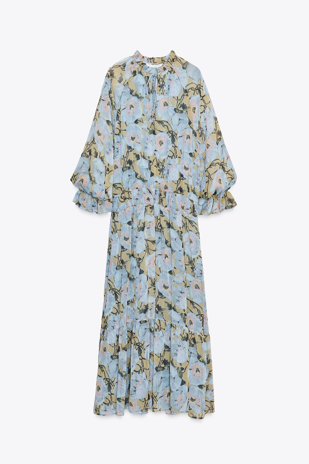 ROBE LONGUE À IMPRIMÉ FLORAL