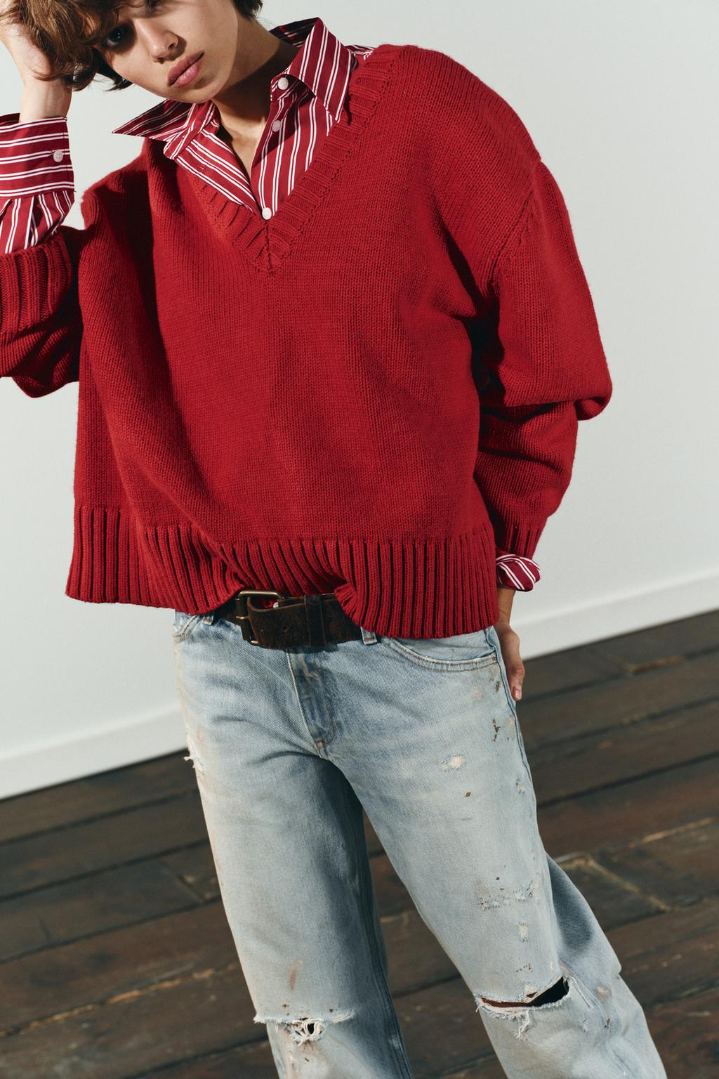 CHEMISE OVERSIZE EN POPELINE RAYÉE