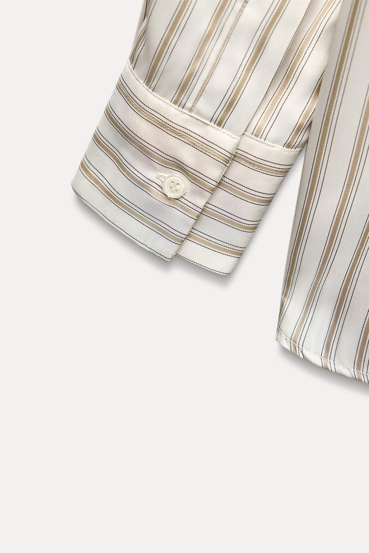 CHEMISE À RAYURES AVEC POCHE ZW COLLECTION