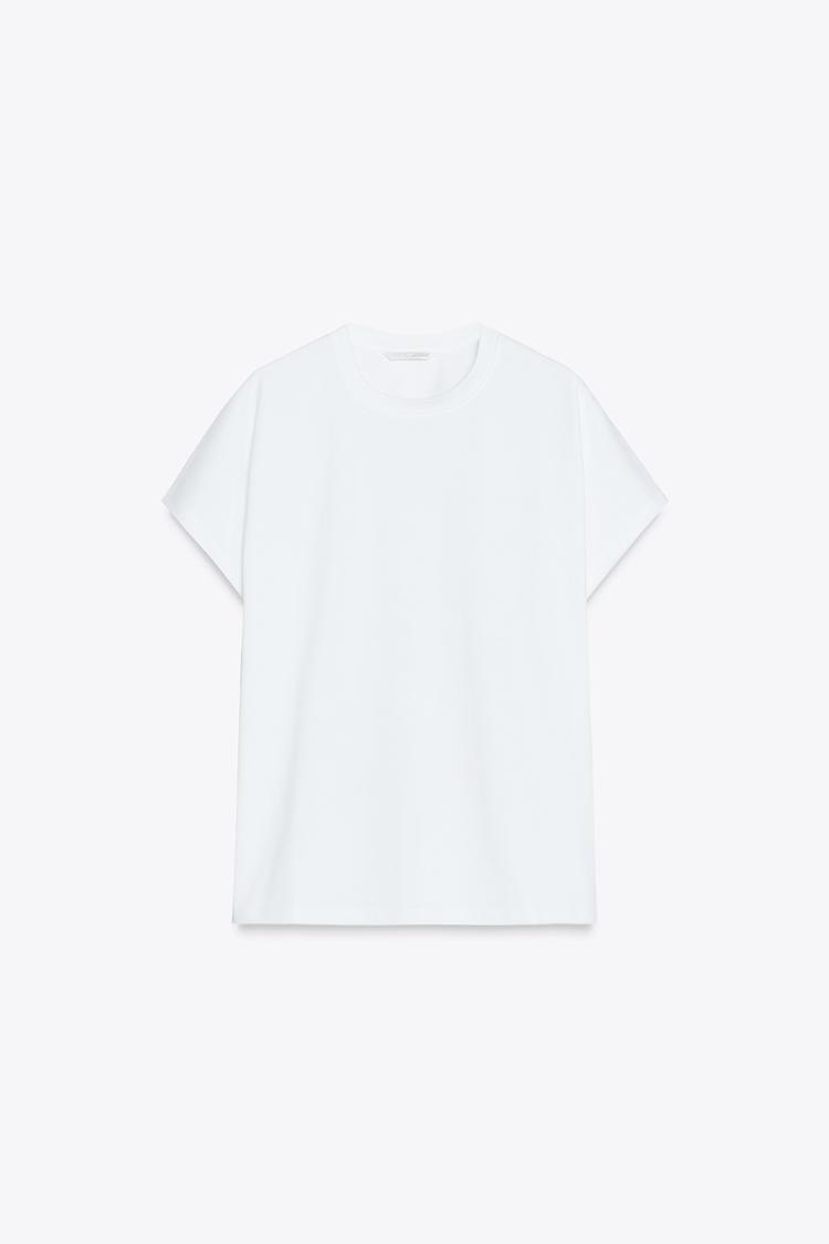 T-SHIRT À MANCHES TOMBANTES