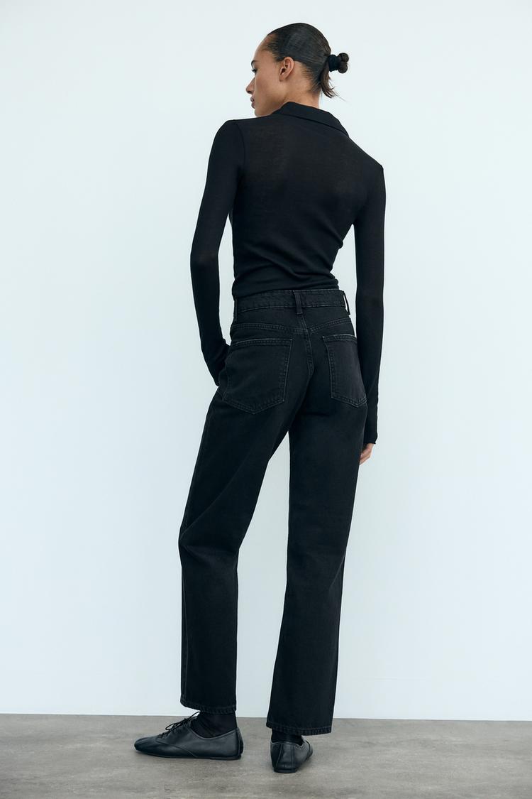 HAUT POLO SEMI-TRANSPARENT