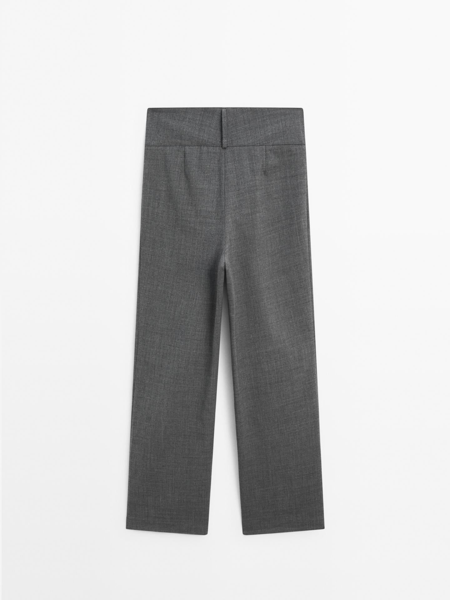 PANTALON STRAIGHT TAILLE LARGE