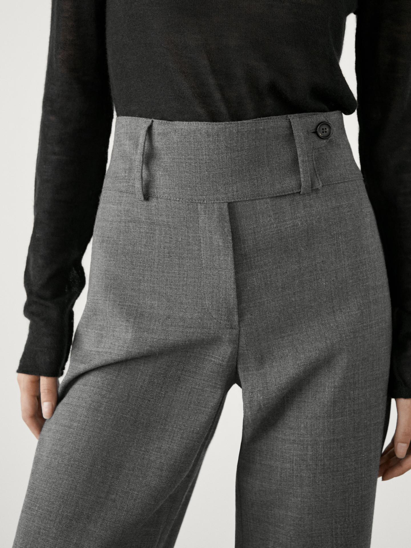 PANTALON STRAIGHT TAILLE LARGE