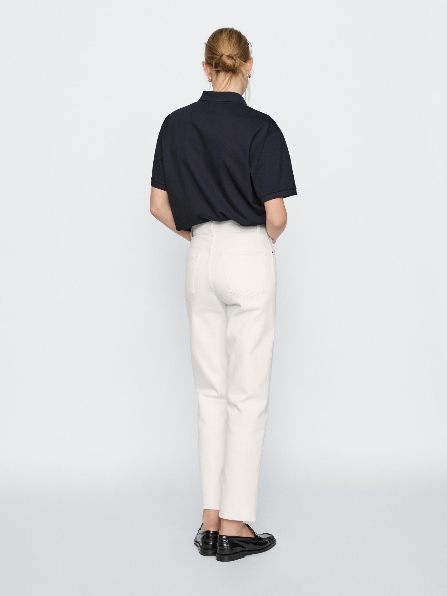 MASSIMO DUTTI JEAN STRAIGHT MID-RISE