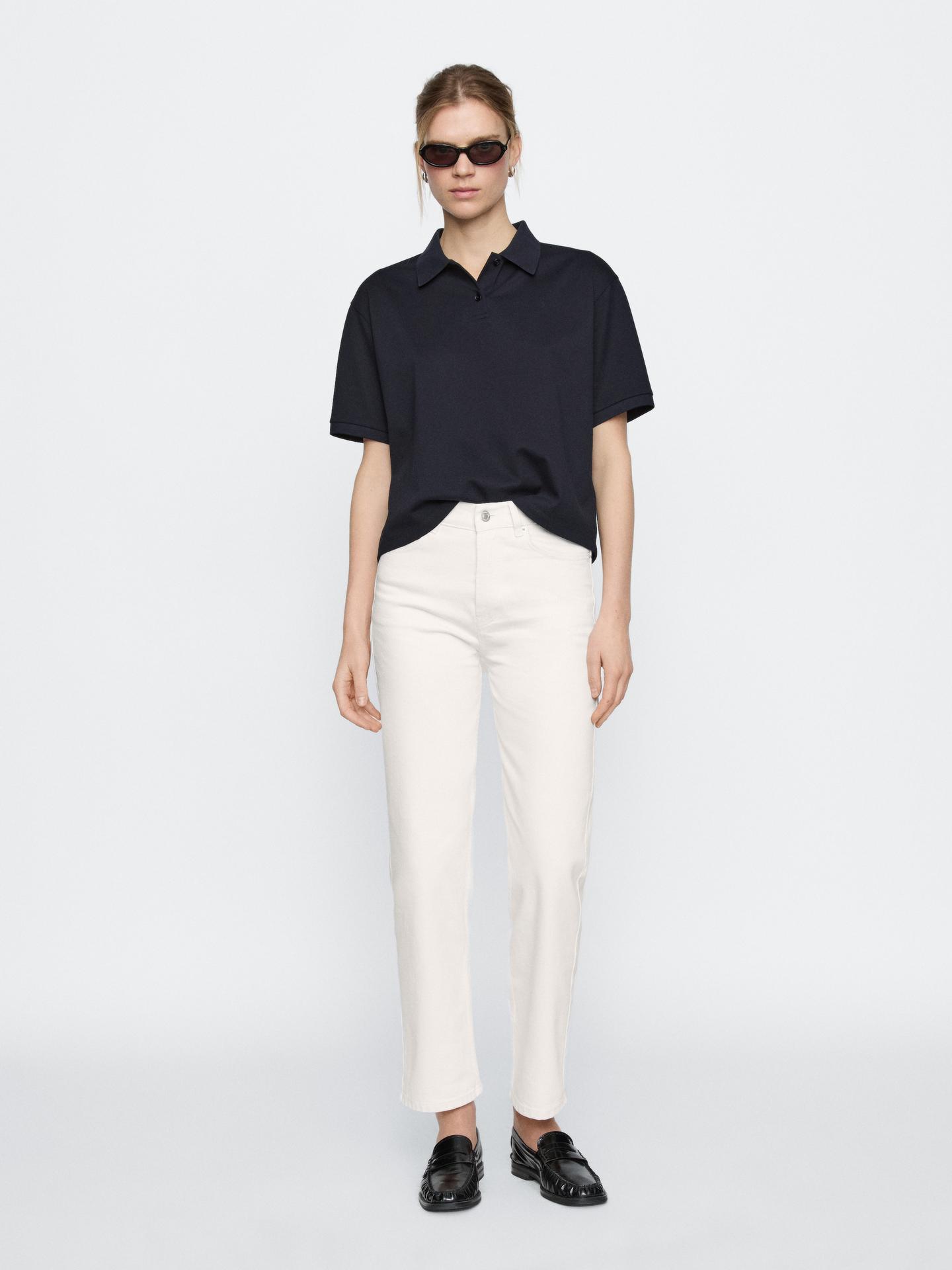 MASSIMO DUTTI JEAN STRAIGHT MID-RISE