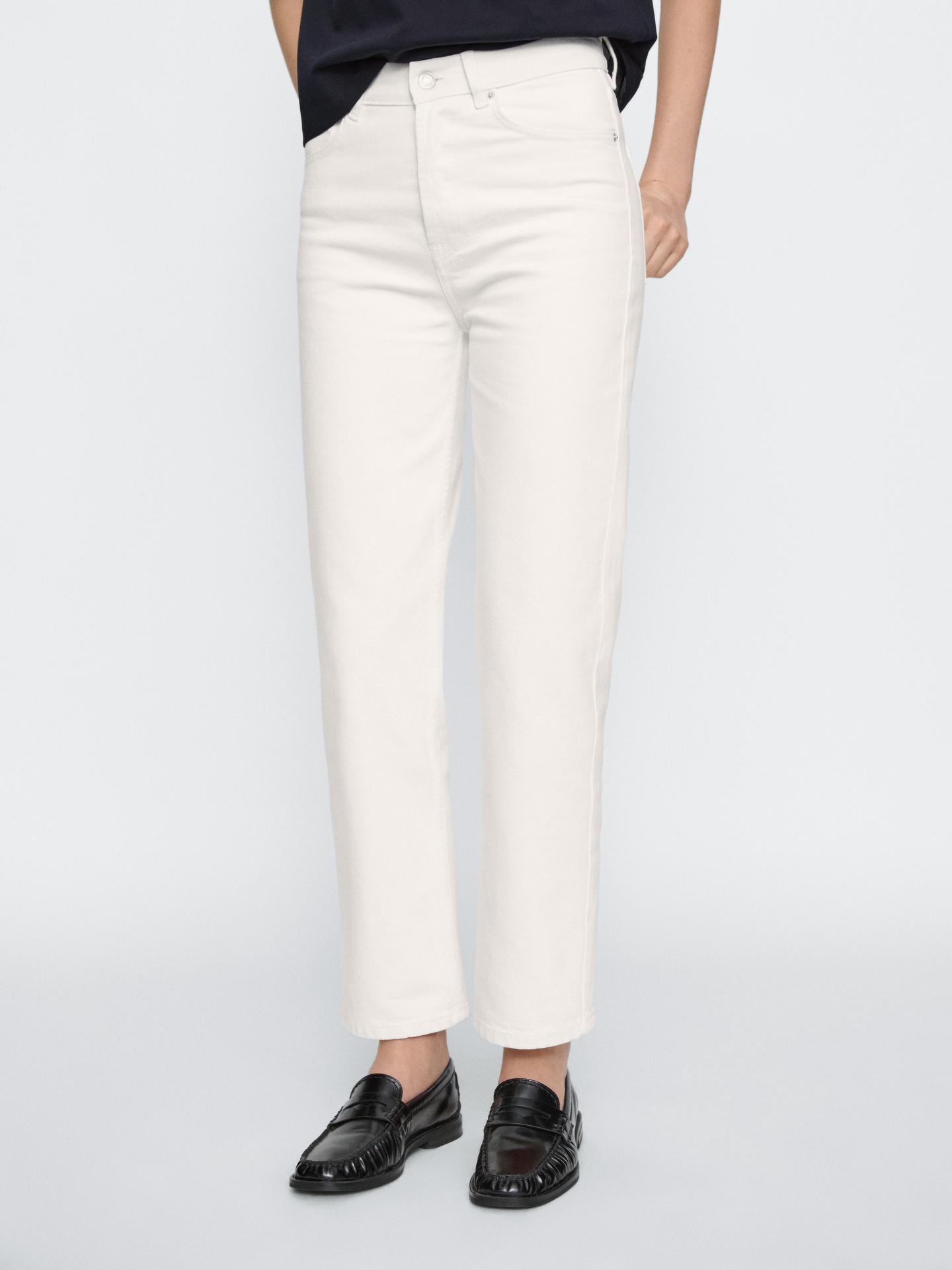 MASSIMO DUTTI JEAN STRAIGHT MID-RISE