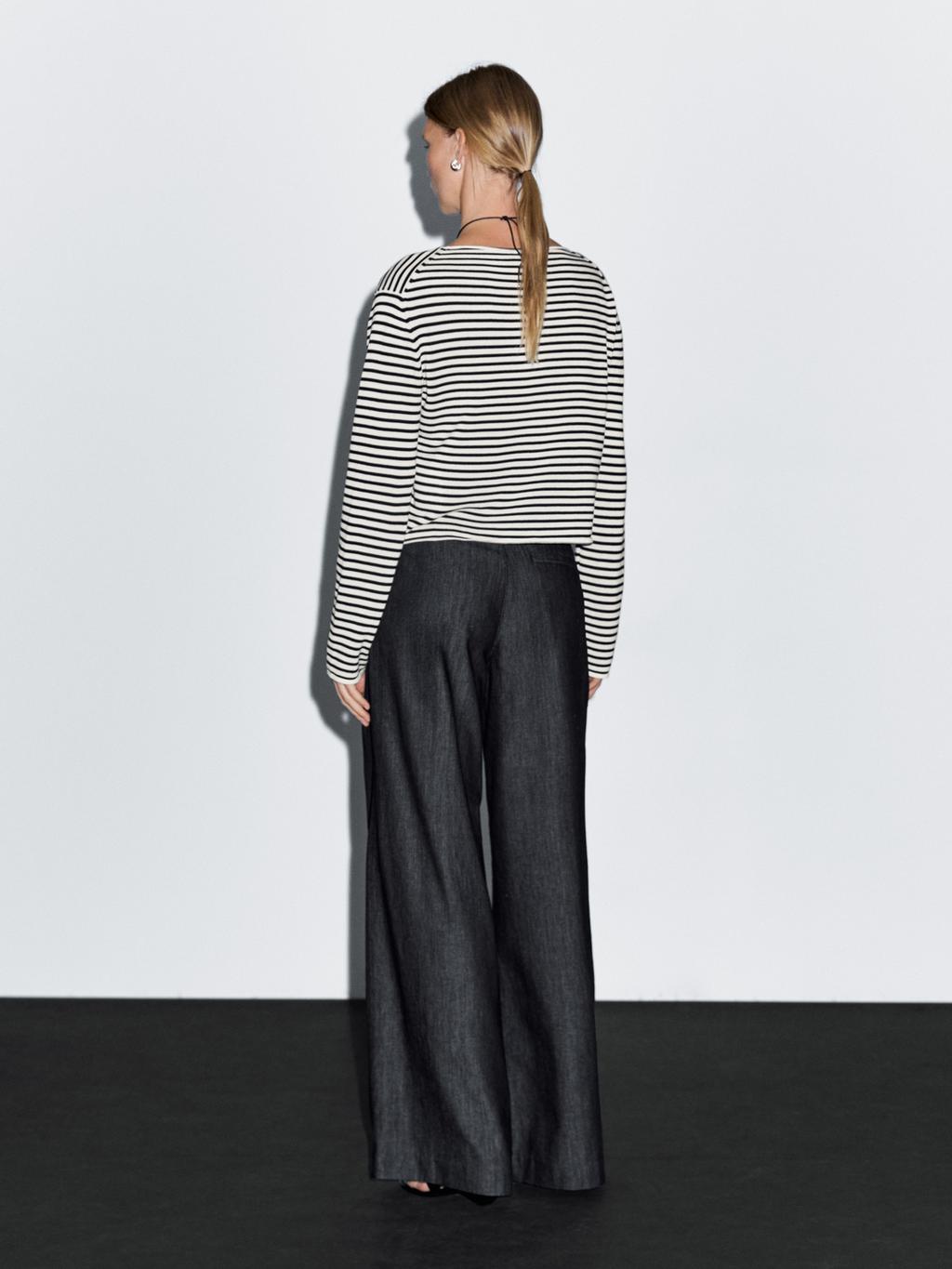 JEAN TAILLE HAUTE LARGE ET LÉGER