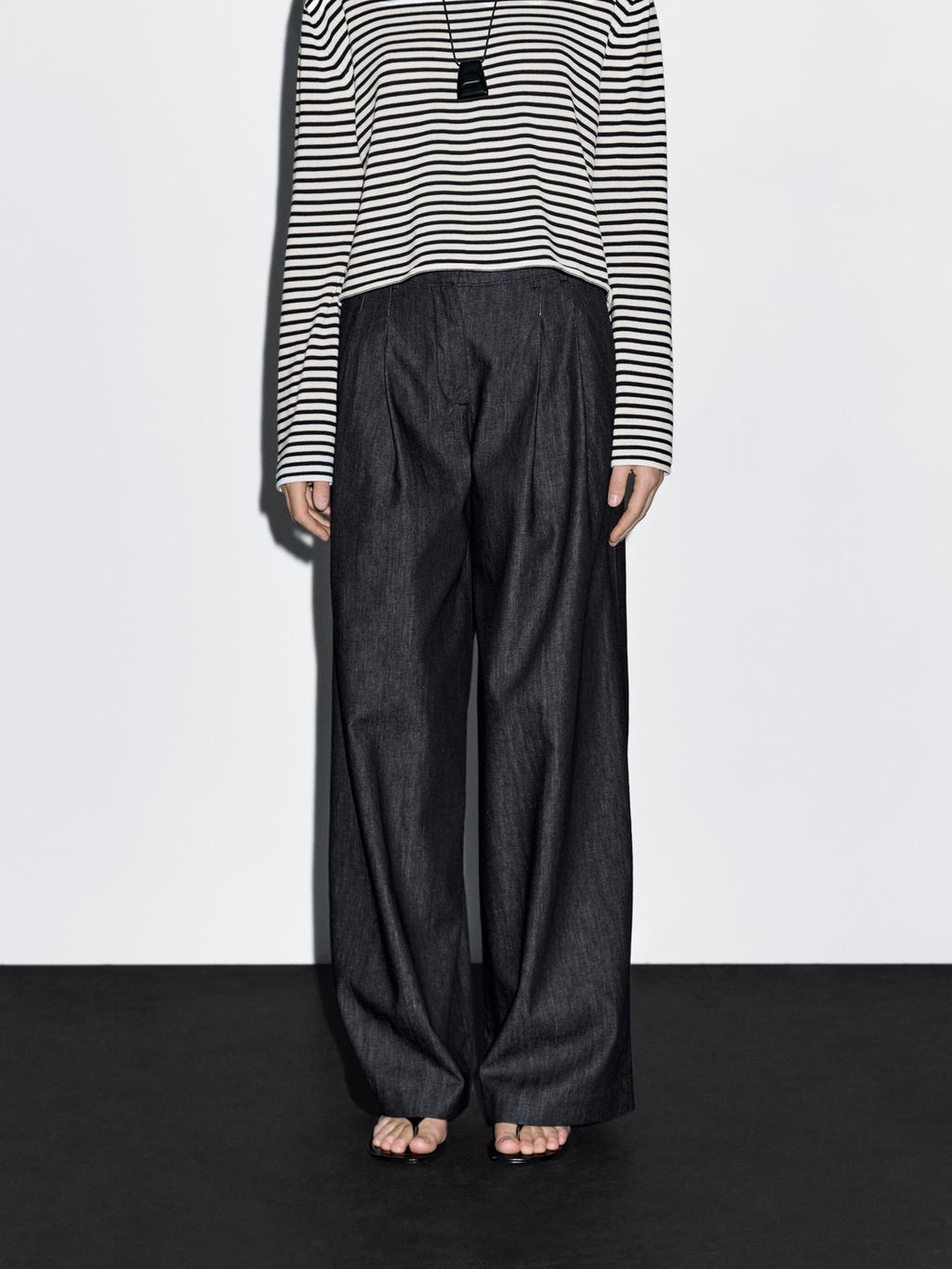 JEAN TAILLE HAUTE LARGE ET LÉGER