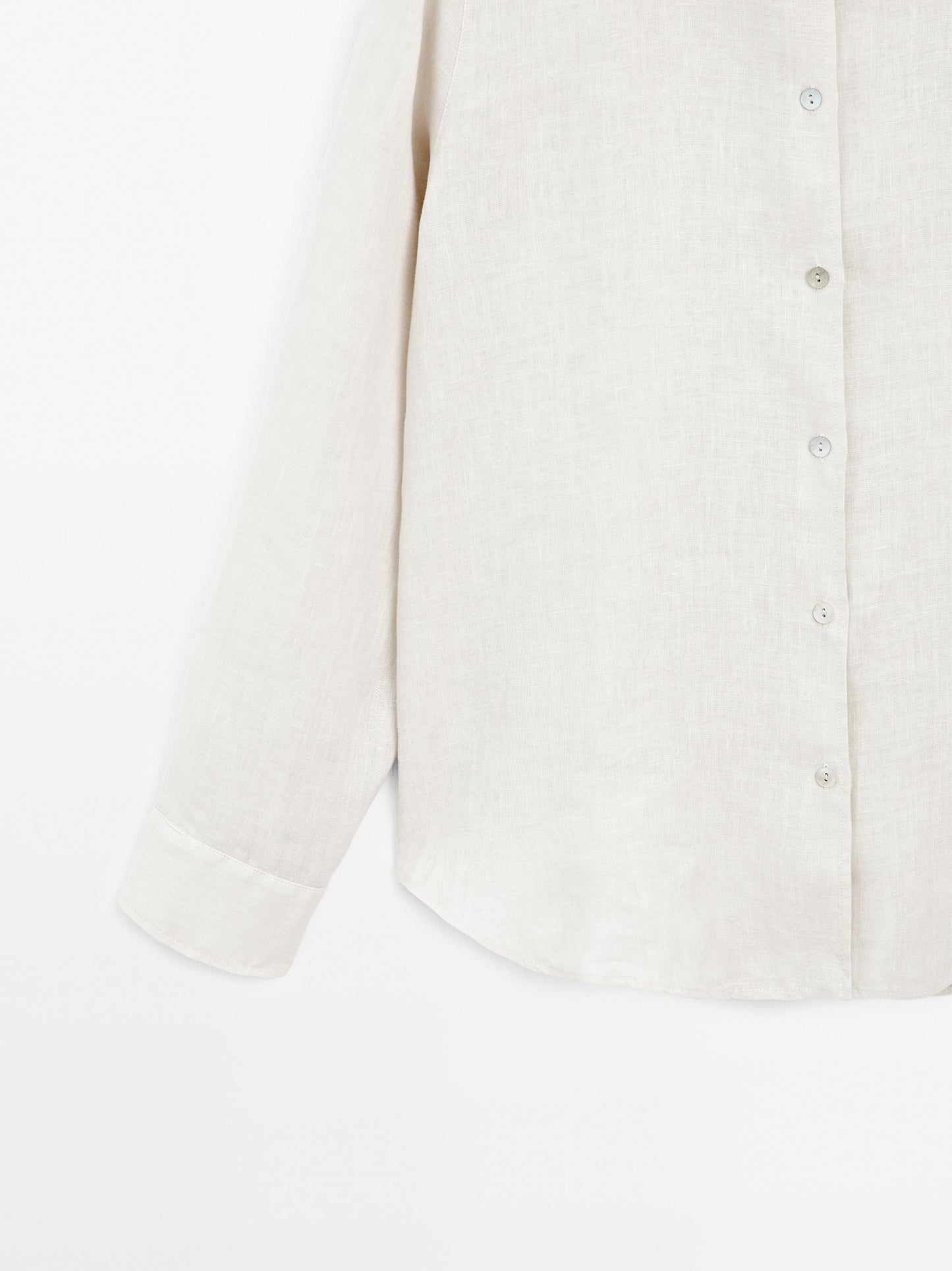 MASSIMO DUTTI CHEMISE FLUIDE 100 % LIN