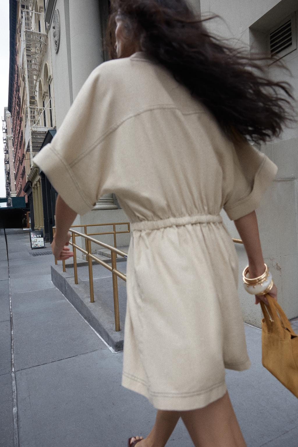 TOPSTITCHING PLAYSUIT