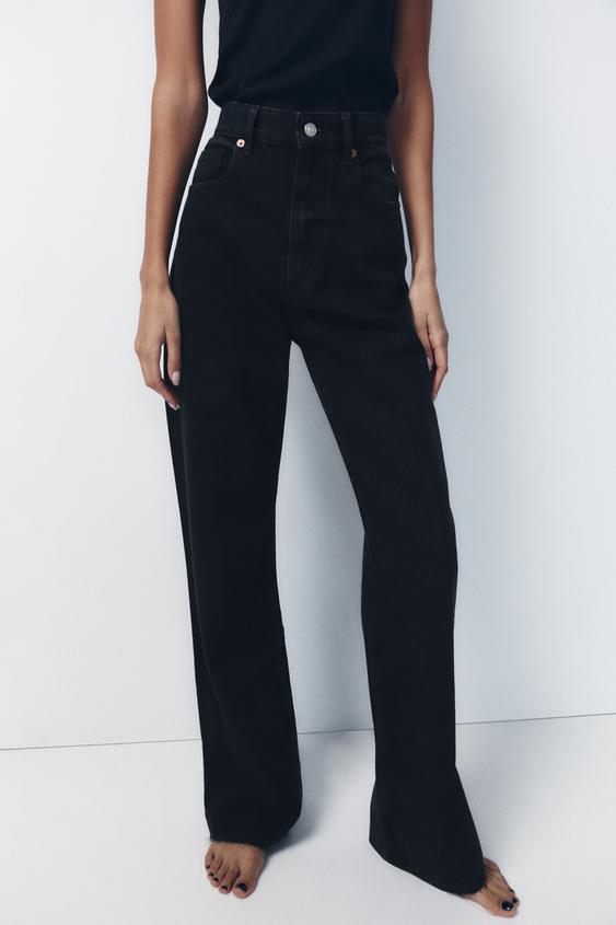 JEAN TRF WIDE LEG TAILLE HAUTE LONGUEUR COMPLÈTE
